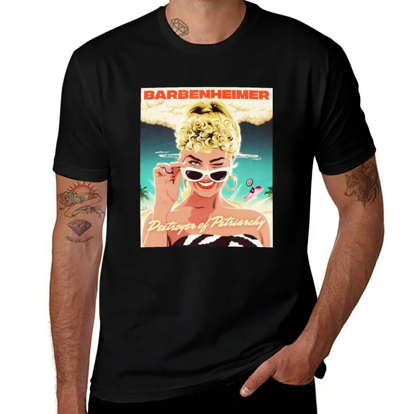 

BARBENHEIMER T-Shirt valentines boutique clothes hippie clothes Aesthetic clothing oversized t shirts for men