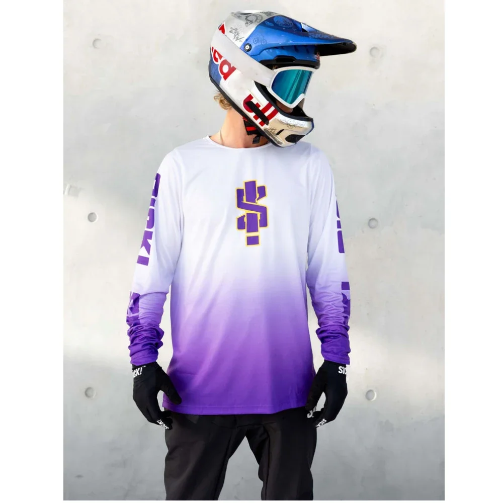 2024 SICK MTB T-Shirt Cycling Jersey Men Downhill Mountain Bike BMX Man Motocross Racing Long Sleeve Motorcycle Clothes Bicycle