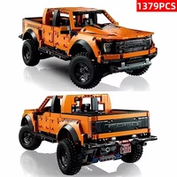 New 1379PCS 42126 Tech:10 F-150 Truck Car Blocks Pick Up Off-Road Bricks MOC 42126 Assemble Toy For Kids Boy Birthday Gifts Toys