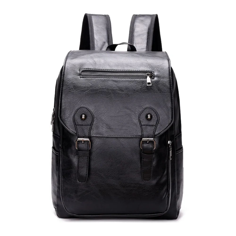 Double Shoulder Backpack Men\'s New Fashion Simple Computer Bag Leisure Student Schoolbag Large Capacity Outdoor Travel Bag