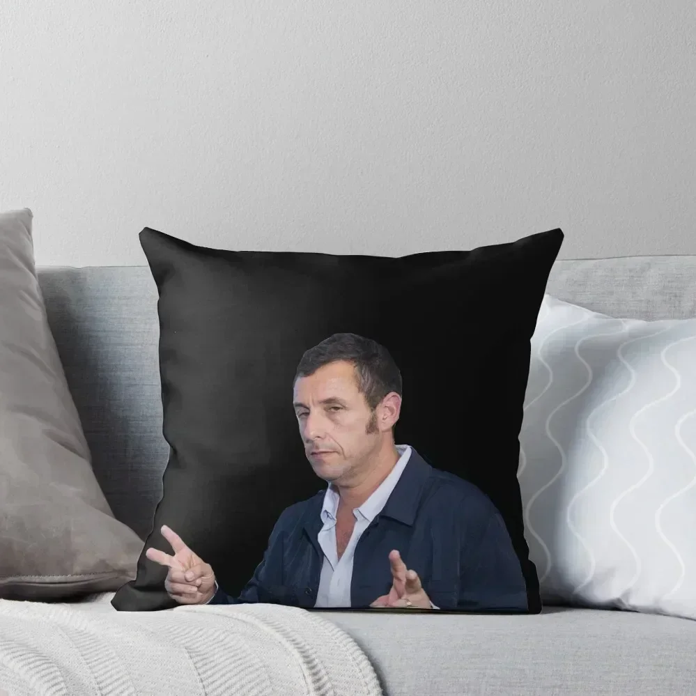 

Adam sandler sad peace signs Throw Pillow pillows decor home Decorative Cushions For Living Room Marble Cushion Cover pillow