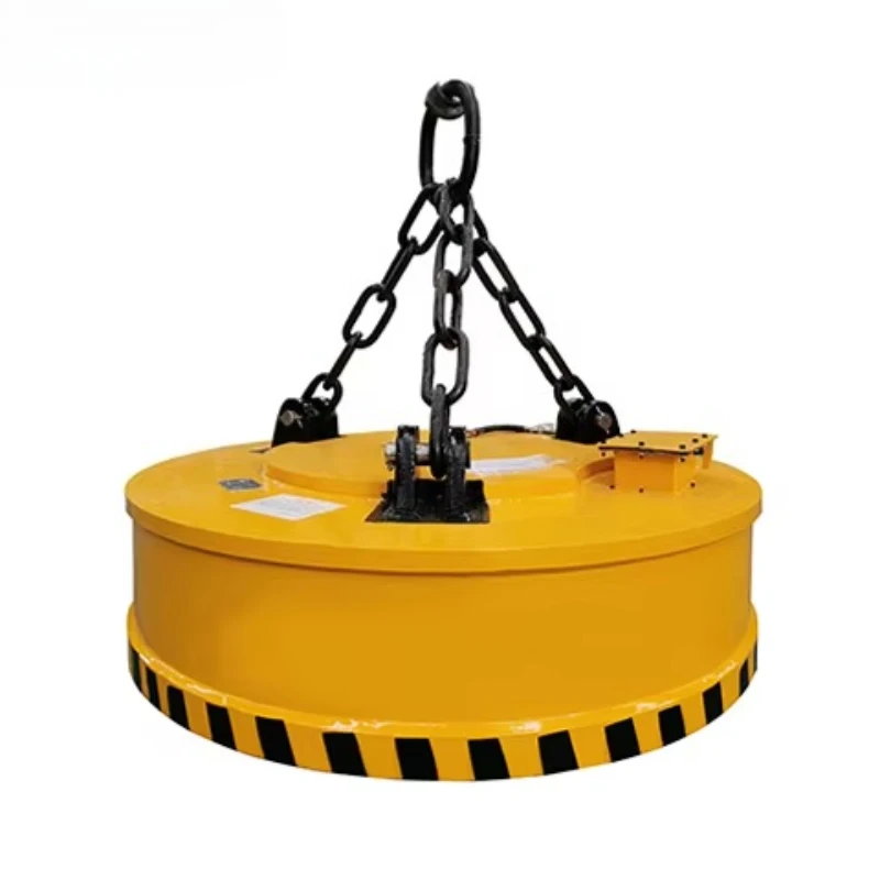 Hydraulic Magnets for Excavators Circular Magnetic Scrap Lifting Magnet Strong Adsorption for Iron Scrap Lifting