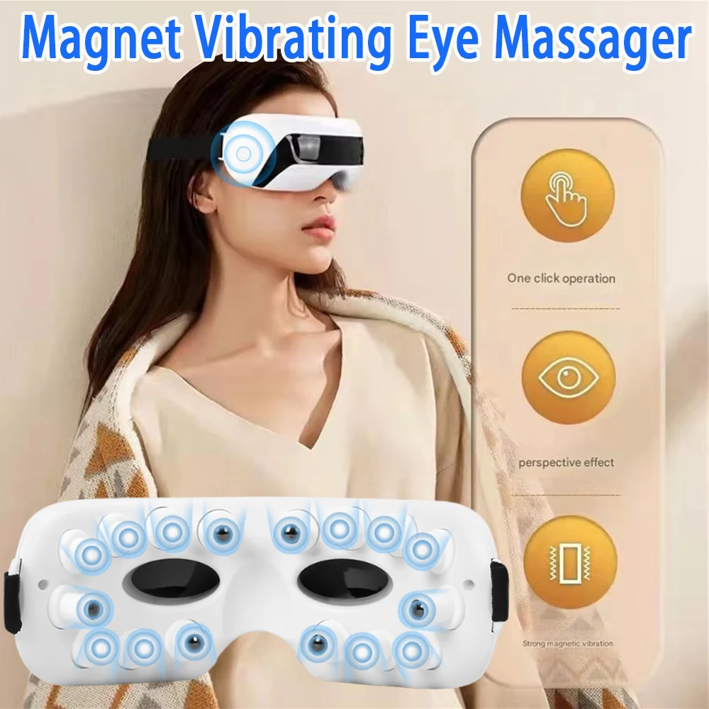 

Визуализация Массажер для глаз Точечная точка Вибрация Инструмент для ухода за глазами Магнитный уход Массаж глаз Снимает усталость Глаз Сухие глаза Расслабление