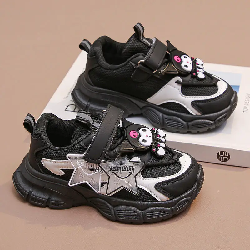 

Hot Sanrio Girl Kuromi Kawaii Fashion Sneakers Student Spring and Autumn Seasons Anime Cartoon Child Clunky Sneaker New Style