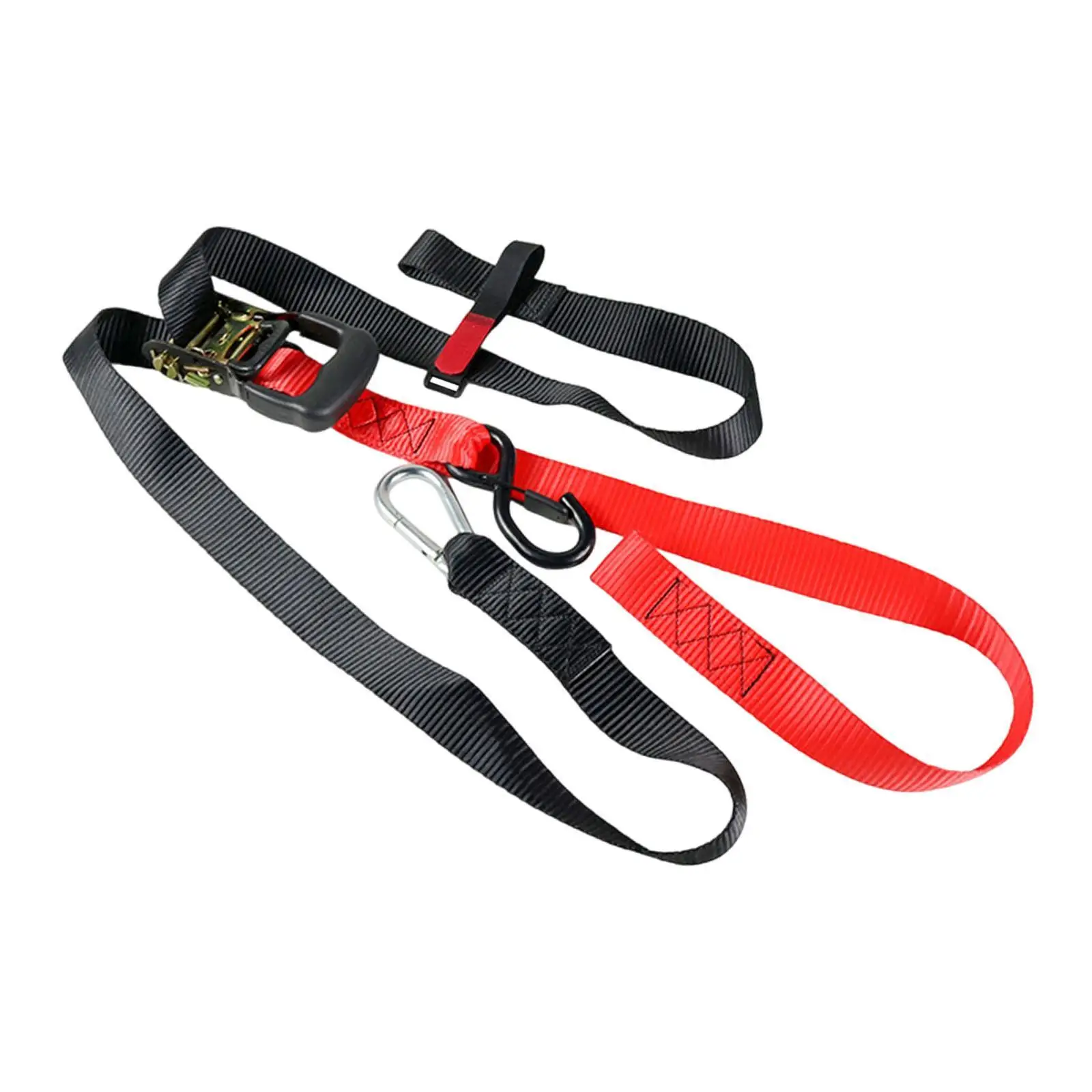 Motorcycle Tie Down Strap Easy Installation with S Hook and Buckle Universal Handlebar Strap Lashing Strap cam Buckle Tie Downs