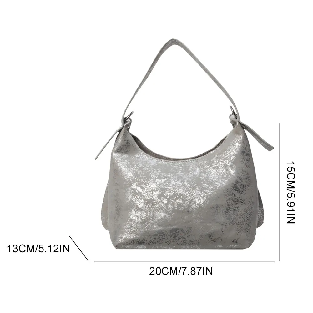 Bolso de hombro de PU a la moda para mujer, bolso elegante de gran capacidad para las axilas, bolso cruzado con cierre de cerrojo, bolso de viaje con correa ajustable