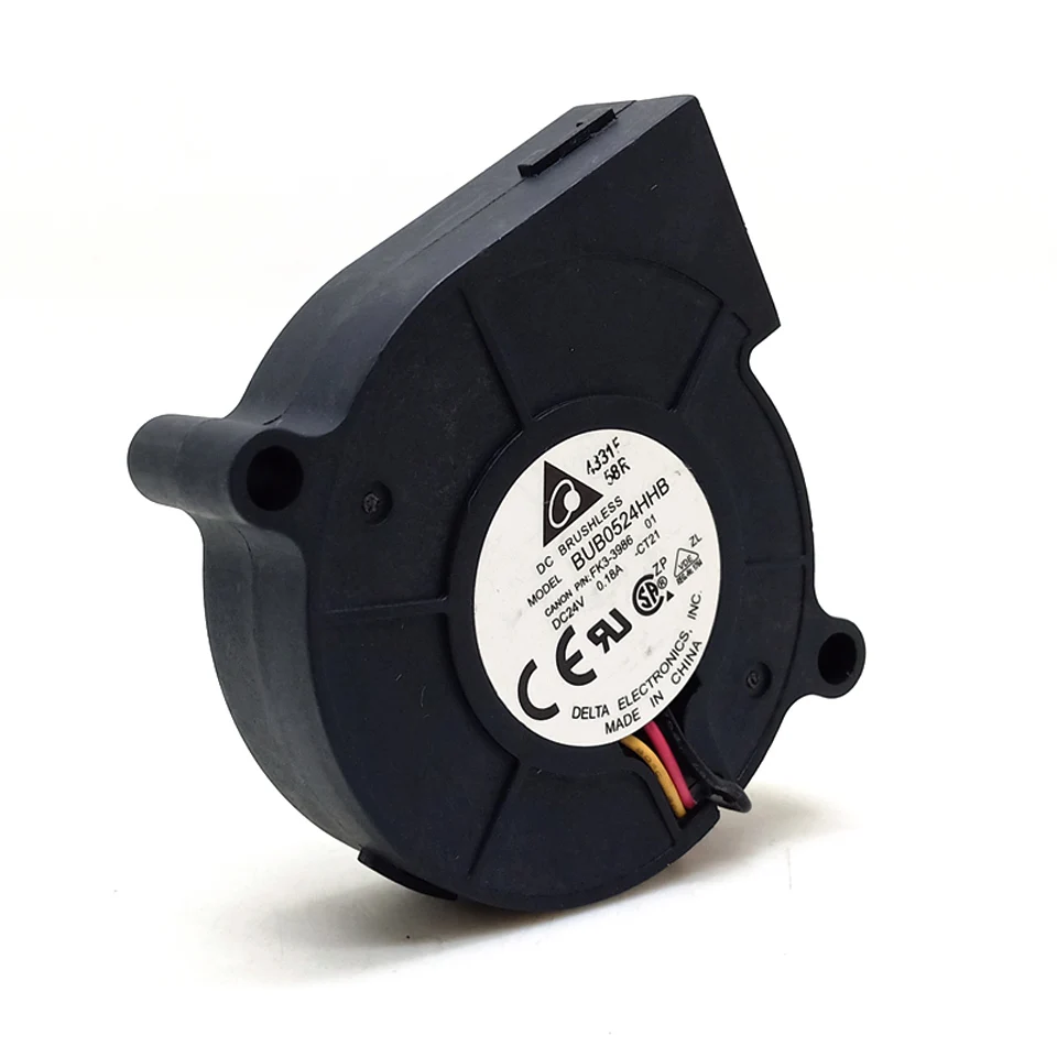 

1pcs For 3D Printer Blower 5CM BUB0524HHB Blower Turbine Cooling Fan 5015 24V 0.18 Aserver Inverter