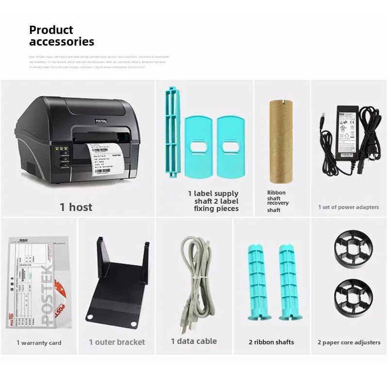 Drukarka biurkowa Boside 203dpi 300dpi, plastik ABS, termiczna drukarka etykiet i kodów kreskowych, kolorowy styl, obsługa OEM/ODM, używana i dostępna od ręki.