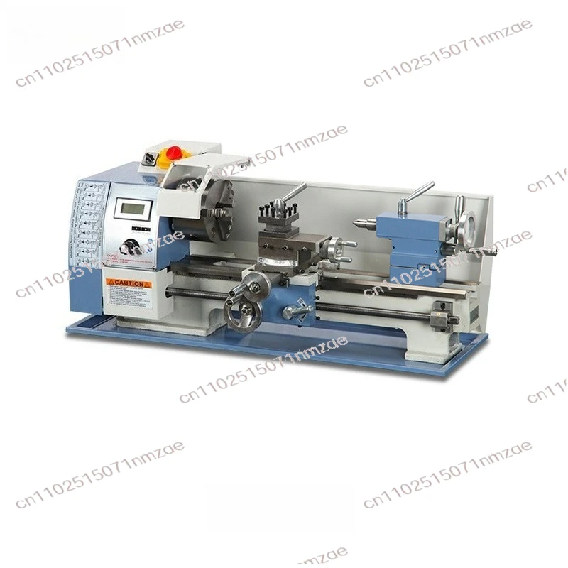 210V Mini Bench Lathe, High Precision Multifunctional Home Woodworking Machine, Thread Cutting Lathe