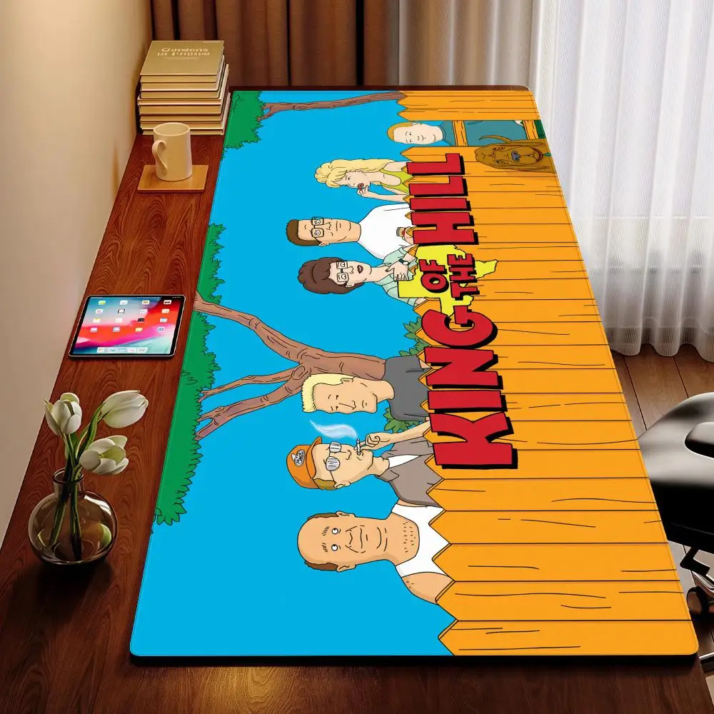 King of the Hill Mouse Pad MouseMat XXL Computer Accessories Large Keyboard Laptop Table Pad The New Product Gamer Gaming