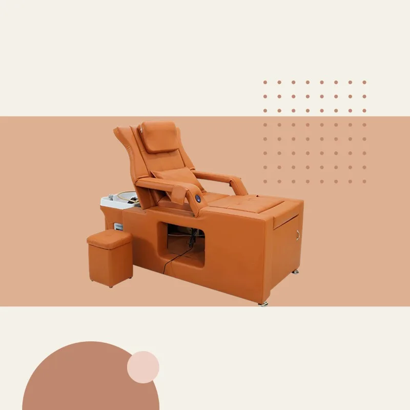 

Shampoo Chair Hair Salon Single Sleeping Water Bed Styling Chairs Stylist Massage Beauty Shaving Fauteuil Coiffure Spa Luxury