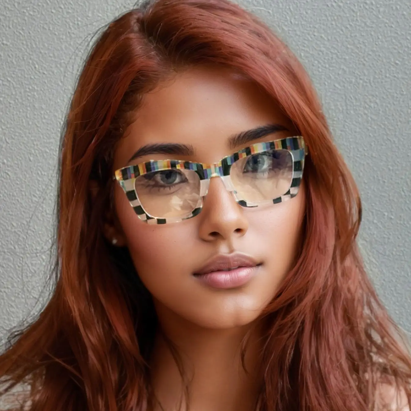 Красочные квадратные фотохромные женские солнцезащитные очки с защитой от синего света, очки для дальнозоркости и астигматизма по рецепту, очки для близорукости и дальнозоркости