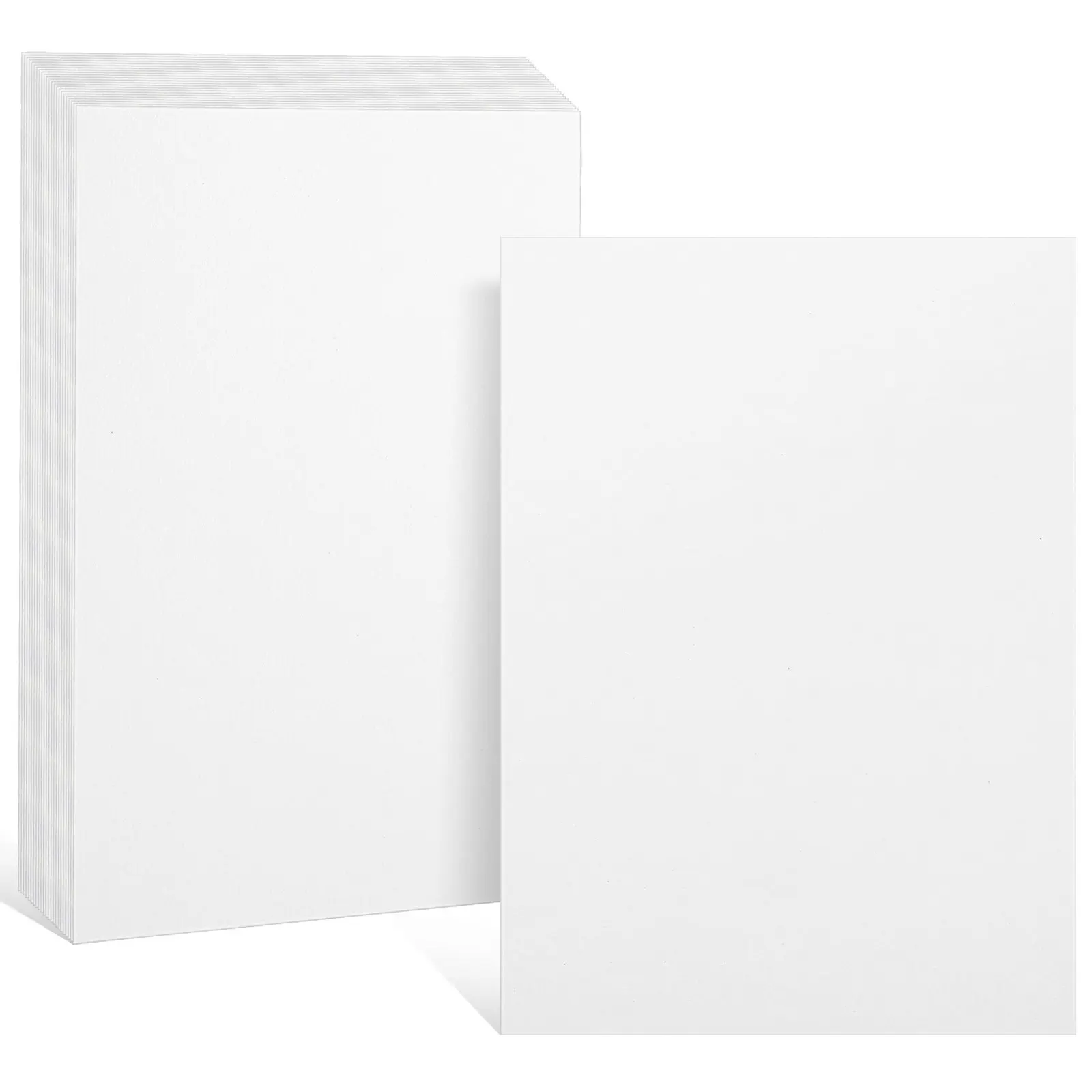150Pcs A5 White Cardstock Paper Heavy Thick Paper DIY Craft Card Making Drawing Watercolor Painting Paper Supplies for Adults