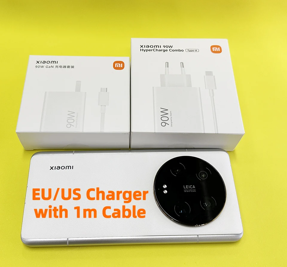 شاحن Xiaomi 90 وات USB C شحن سريع للغاية 90 وات شواحن فائقة Xiao Mi Turbo 4 Poco F7 Pro X7 15 Ultra 14 13 Redmi Note 12
