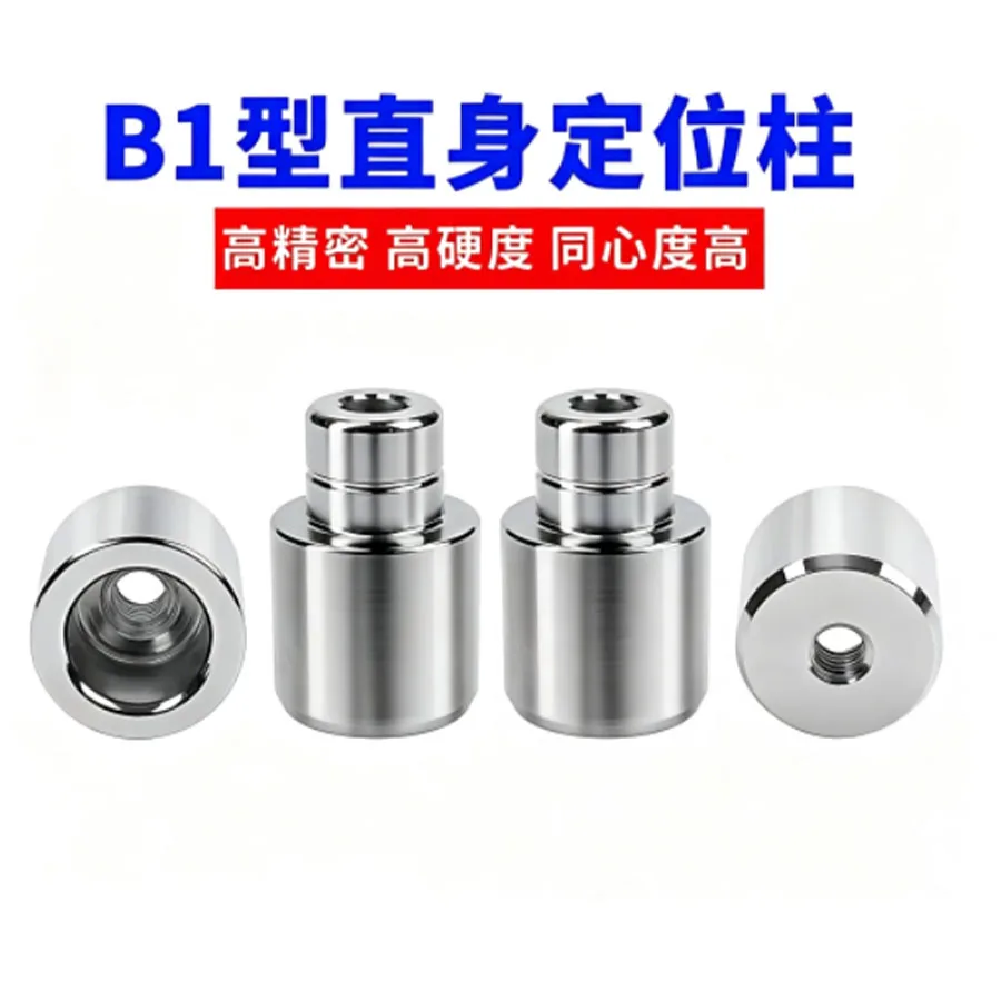 2PCSHigh Precision Mold Locating Pin B1-16 Zero Degree Straight Guide Pillar Guide Bushing Round Locator Mold Positioning Column