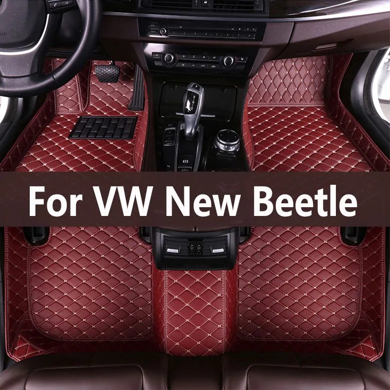 Car Floor Mats For VW VW New Beetle Convertible 1998~2011 Waterproof Rug Tapetes Para Automovil Car Mats Car Accessories