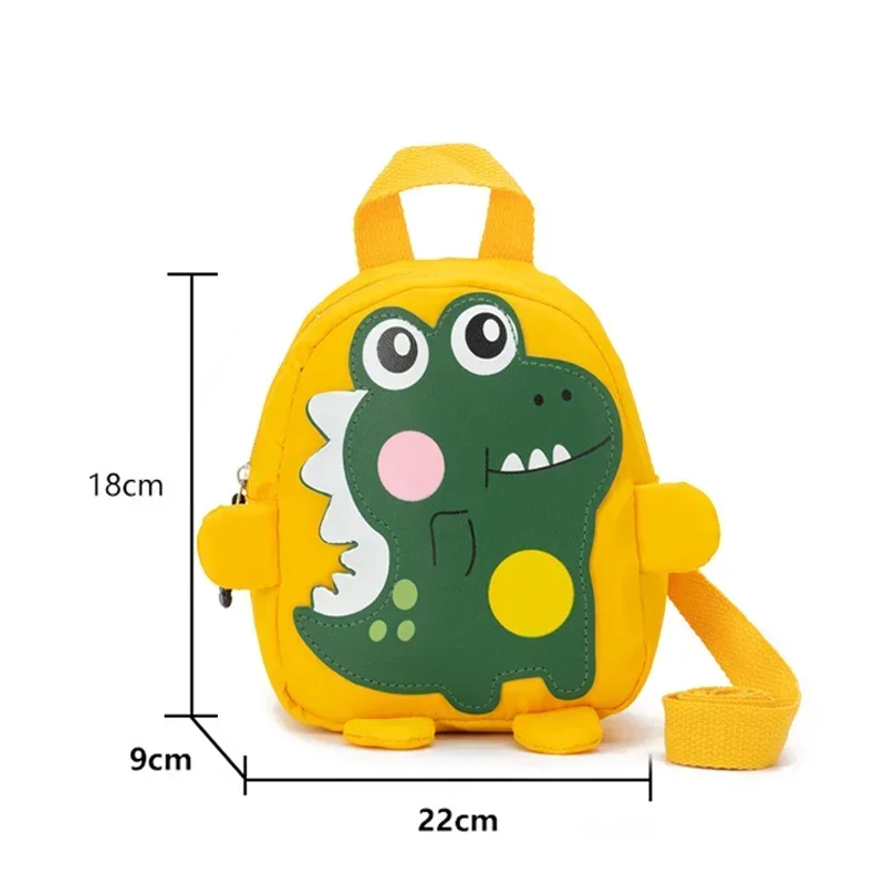 Mochila de sapo dos desenhos animados infantis, bonito jardim de infância anti-perdido, sacos de livros infantis impermeáveis, saco animal para meninos e meninas