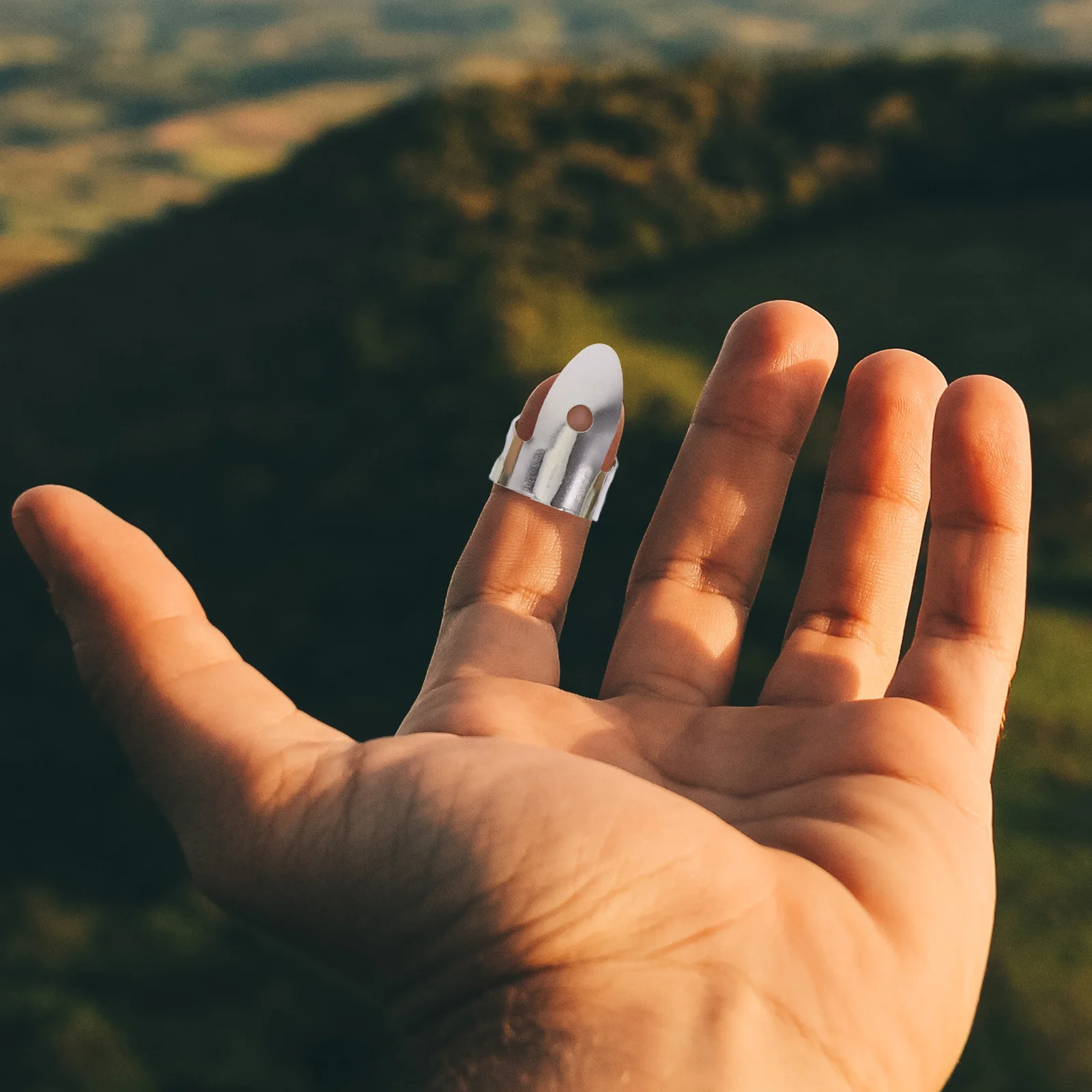 

Thumb Picks Set Stainless Steel Finger Picks for Banjo Ukulele Guitar Accessories Versatile Use Longterm Reliability