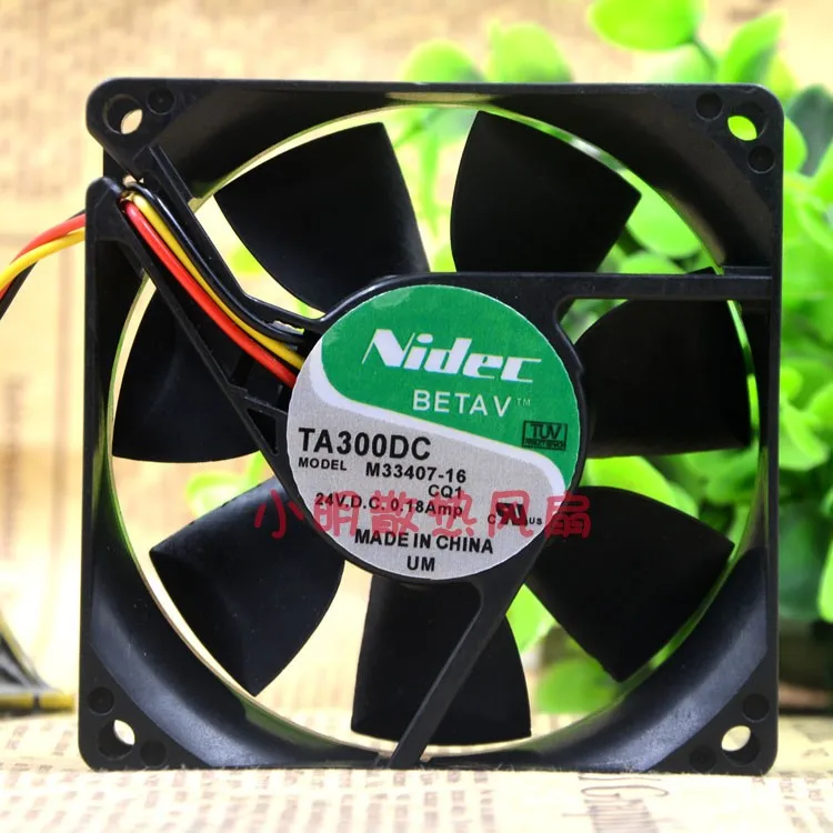 NEW ORIGINAL TA300DC M33407-16 24V 0.18A 8025 80x80x25mm COOLING FAN RADIATOR