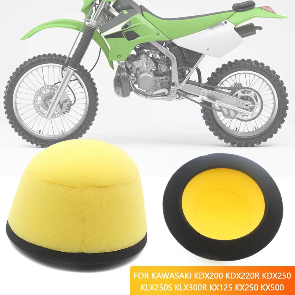 

Motorcycle Air Filter Elements for Kawasaki KDX 200 220R 250 KLX 250S 300 300R 650R KX 125 250 500