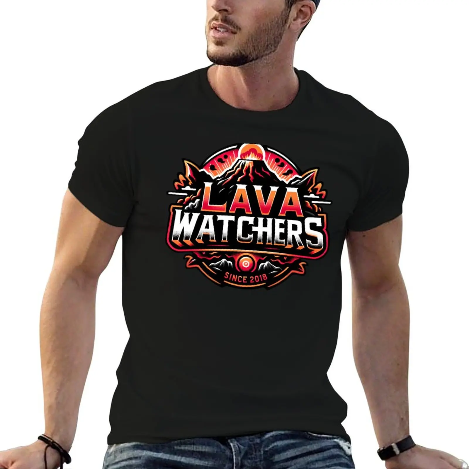 Lava Watchers - Since 2018 T-Shirt Worker Basic Short Sleeve Tee