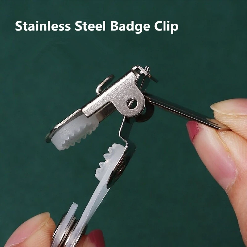 Horizontal Metal Aluminum Business Id Card Credit Card Badge Holder With Clip Name Card Holder Case