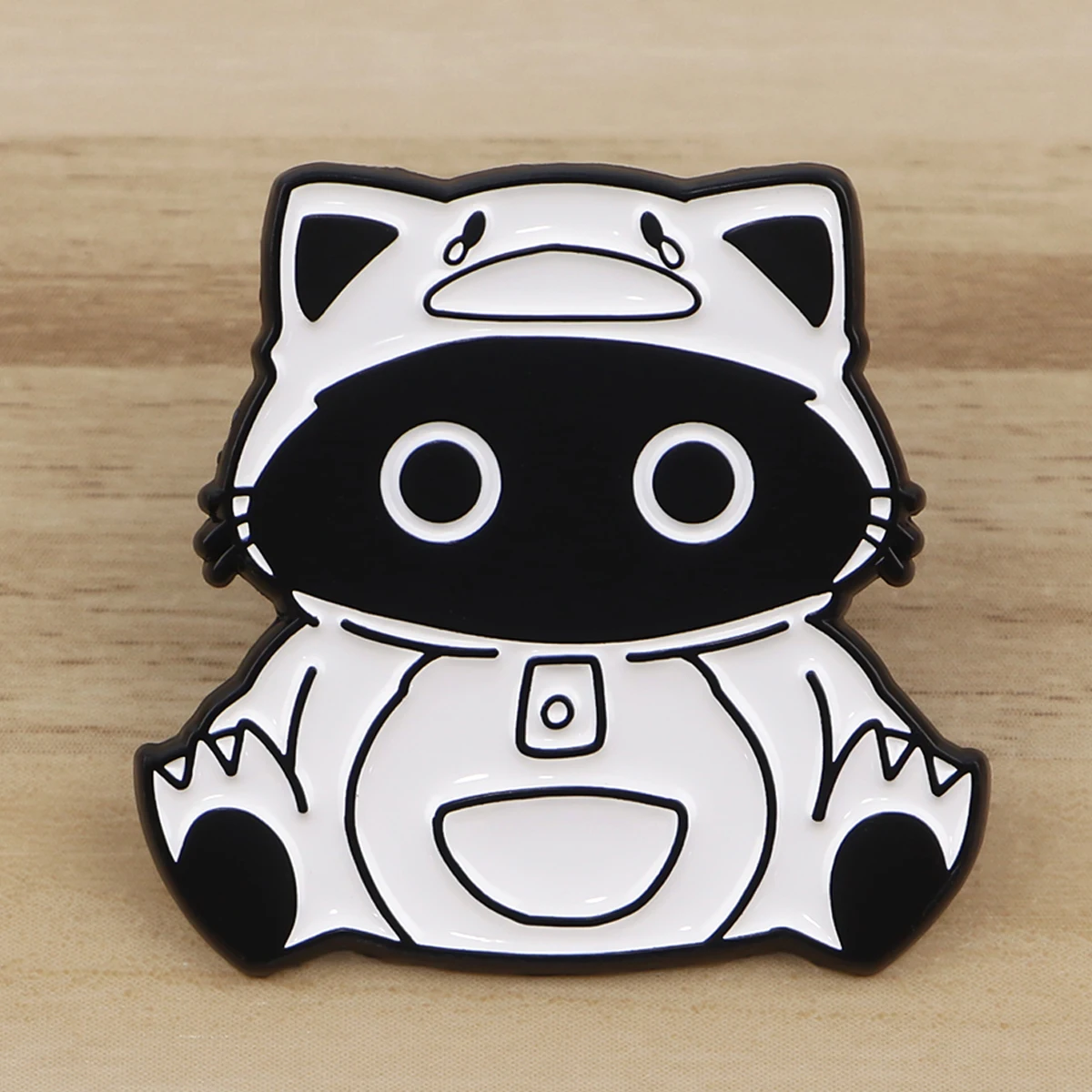 Bottled Menace Evil Black Cat Enamel Pin Funny Badge Metal Lapel Brooch For Backpacks Brooches Fashion Jewelry Accessories Gifts