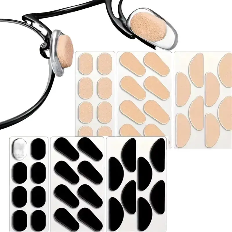 8 Stück weiche, selbstklebende Nasenpads aus Schaumstoff, rutschfest, dünne Nasenpads für Brillen, Sonnenbrillen und andere Brillen. – Detail 6