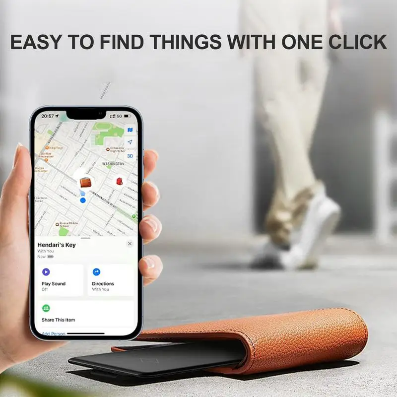 Luggage Tracker Tags Ultra Sleek Design Tracker & Keys Finder Effortless Tracking Lost Keys Bag Wallets Luggage Find trackerTags