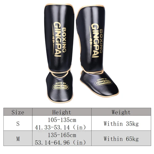 Imagen 2 del producto 1 par de espinilleras de boxeo para niños MMA Muay Thai, Kickboxing, artes marciales, entrenamiento de lucha, Protector de piernas, equipo de protección