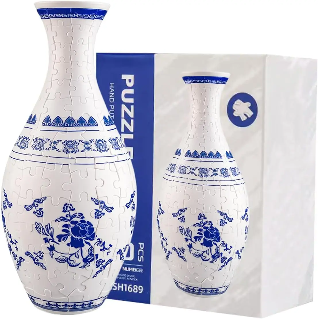 

3D-пазл для взрослых: Ваза-конструктор для цветов, набор для творчества, декоративная банка-украшение для дома, многоразовая ваза, креативный подарок