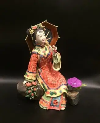 Ceramic Doll Creative Crafts Home Living Room TV Cabinet Jewelry Master Boutique Classical Ladies Spring Tour