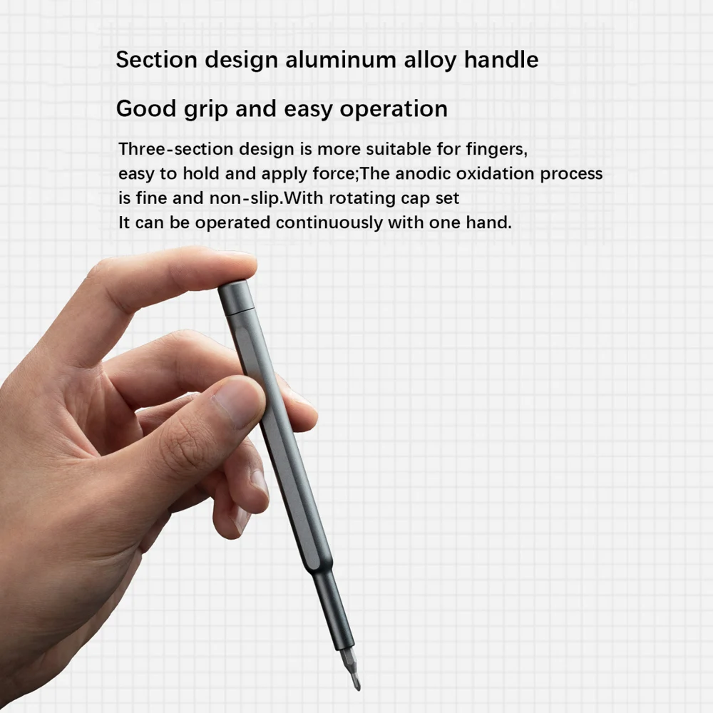 Xiaomi Mijia Precision Electric Manual Screwdriver Kit 24-in-1 Magnetic Screw Driver Bits DIY Cordless Electric Screwdriver Set