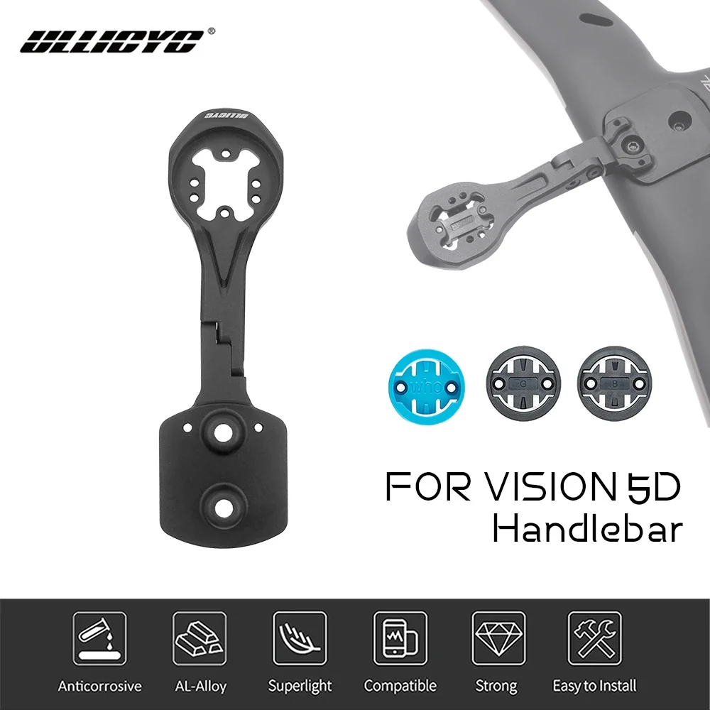 

Переднее крепление для компьютера из алюминиевого сплава для Vision Metron 5D ACR, встроенный руль, совместимый с Gopro/Garmin/Bryton/Wahoo/