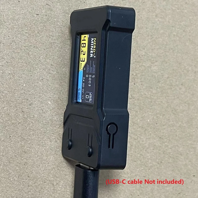AC88 for Nerdminer V2 for Solo Bitcoin Miner, 56K Hashrate BTC Lottery Mining Machine, Plug and Play USB Crypto Miner for