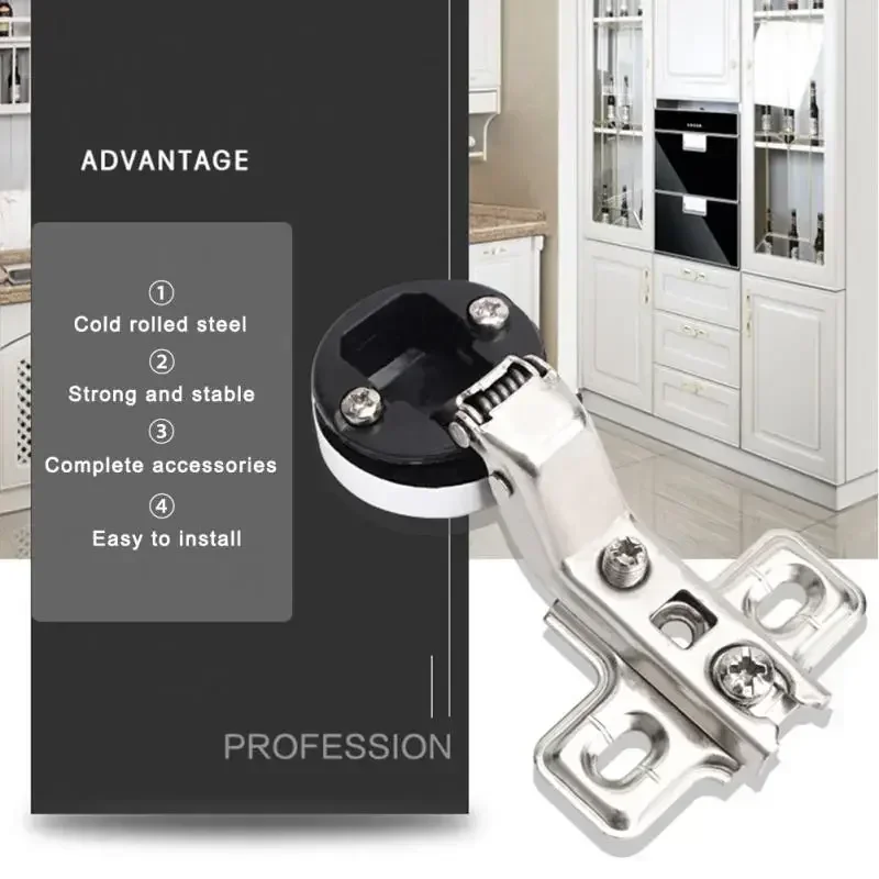 Kitchen Cupboard Glass Door Hinge Home Wine Cabinet Hardware 26mm Cup Screws Dropshipping#734