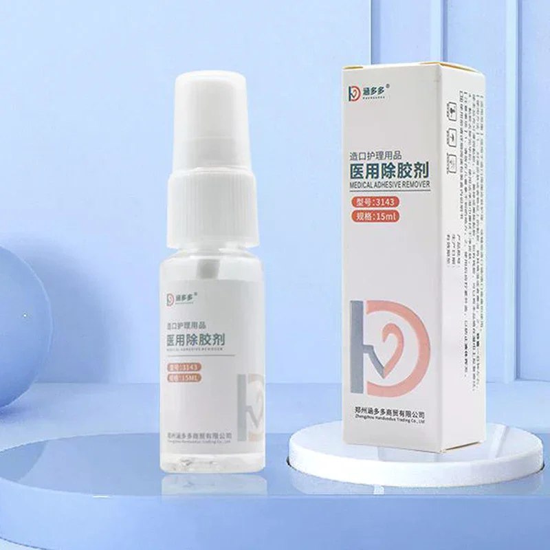 Spray de limpieza adhesivo para colostomía, 1 Uds., 15ml, espray de pelado adhesivo para ostomía, removedor de adhesivo médico, productos para el cuidado de bolsas de ostomía