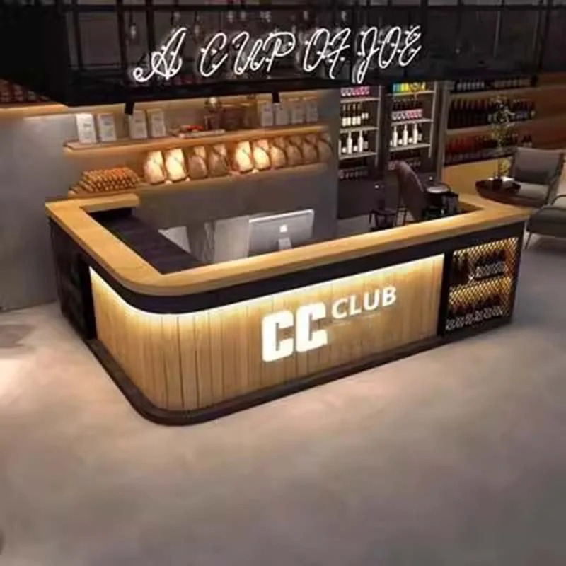 Luxury Office Bar Reception Desks Corner Coffe Industrial Modern Reception Desks 200X60 Welcome Mostradores Recepcion Furniture