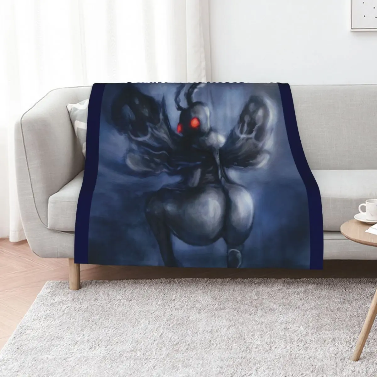 Twerking Mothman Throw Blanket Decoratives Soft Beds Giant Sofa sofa bed Plaid on the sofa Bed Blankets