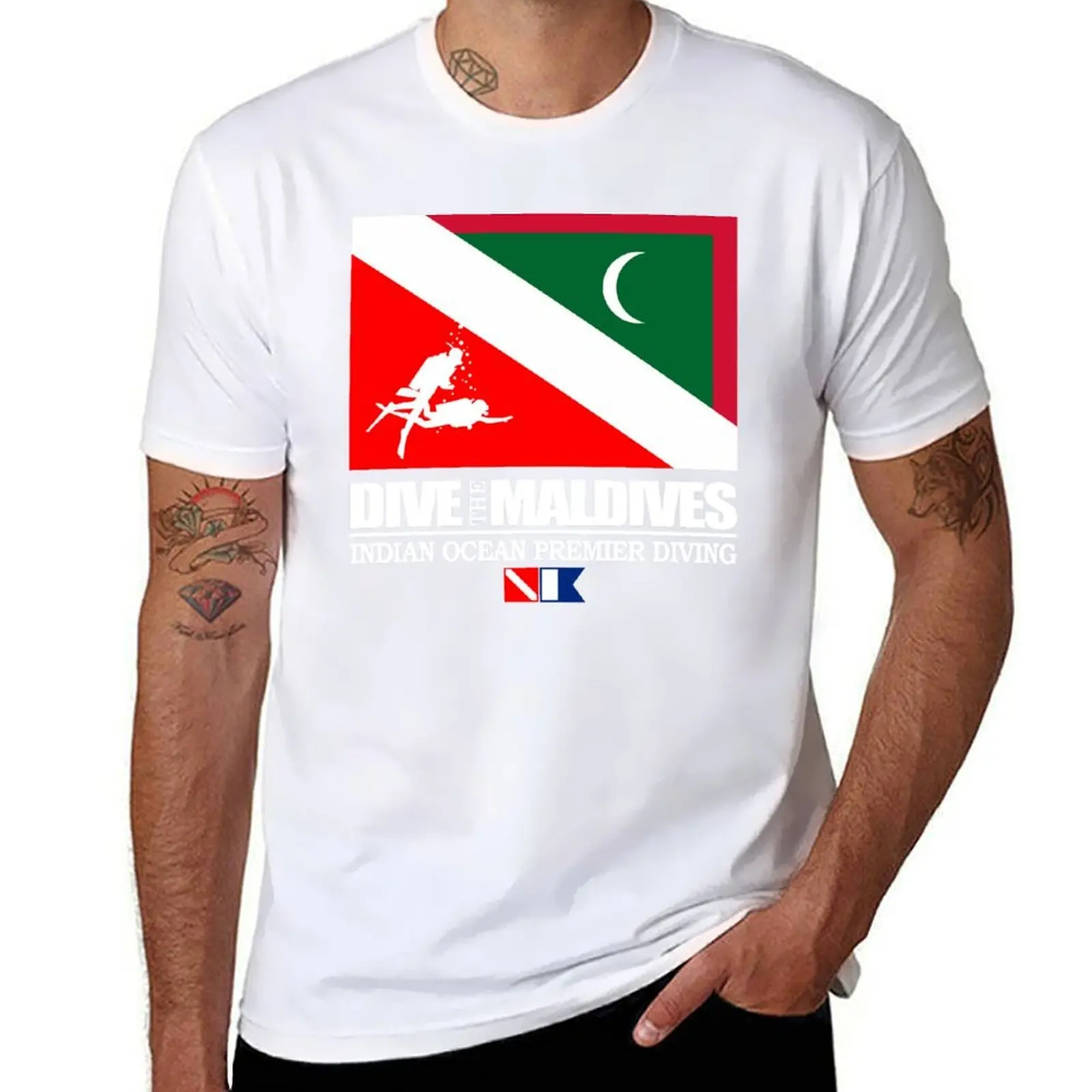 

Dive the Maldives (DF) T-Shirt funny t shirts cotton cotton t shirt pack T-Shirt