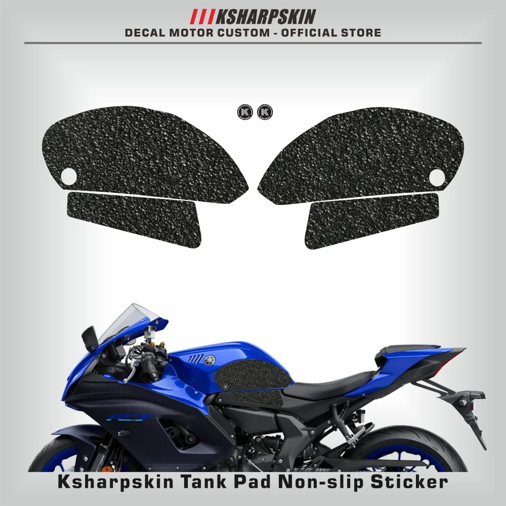 

Защитная накладка для мотоцикла, ручка бака, накладка на топливный бак, наклейка на бензин, направляющая колена, нескользящие наклейки для YAMAHA YZF-R7 2022