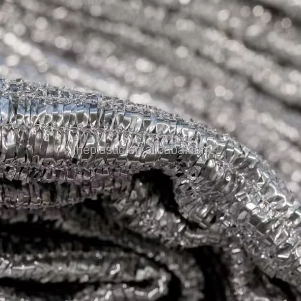 20254×6m アルミ遮光ネット アルミ遮光スクリーン シルバーアルミネット プラスチック農業用遮光ネット