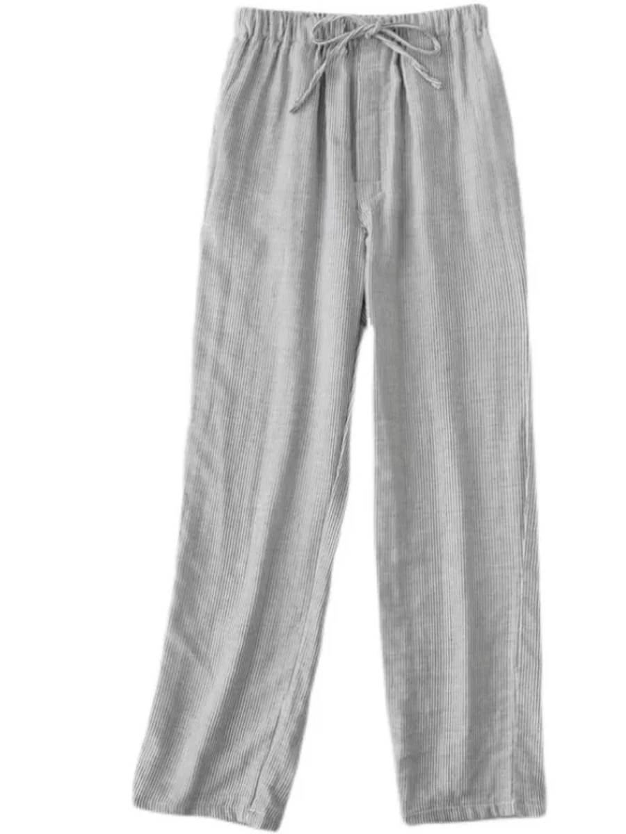 Men's Pajama Pants Summer Thin Home Trousers Loose Large Size Spring and Autumn Summer Casual Home Pants