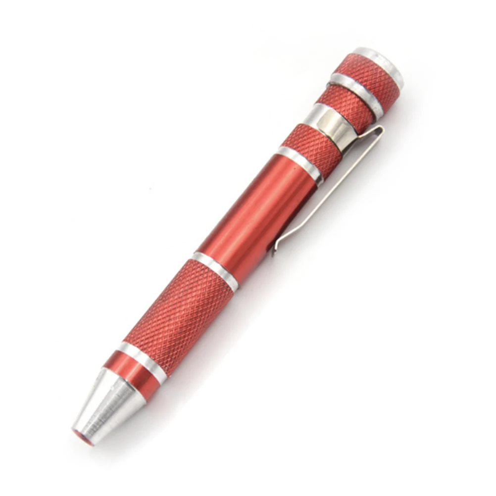 

Multifunction Pen Screwdriver Precision Tool Kit Portable Compact Design for Laptop Repair Aluminum Drivers Bits Pocket Size