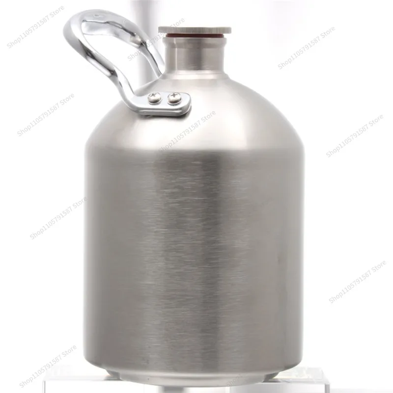 For 304 Stainless Steel Beer Keg, Home-brewed Two-shot Wine Keg, Craft Wine Jug Delivery Transit Barrel, Outdoor Portable Baijiu