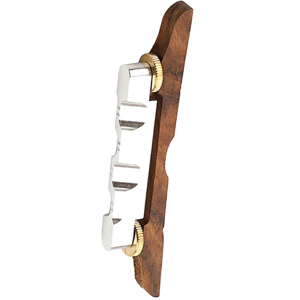 

Xylophone Code Guitar Saddle Acoustic Bridge Pegs Slotting Bone Universal Clamp