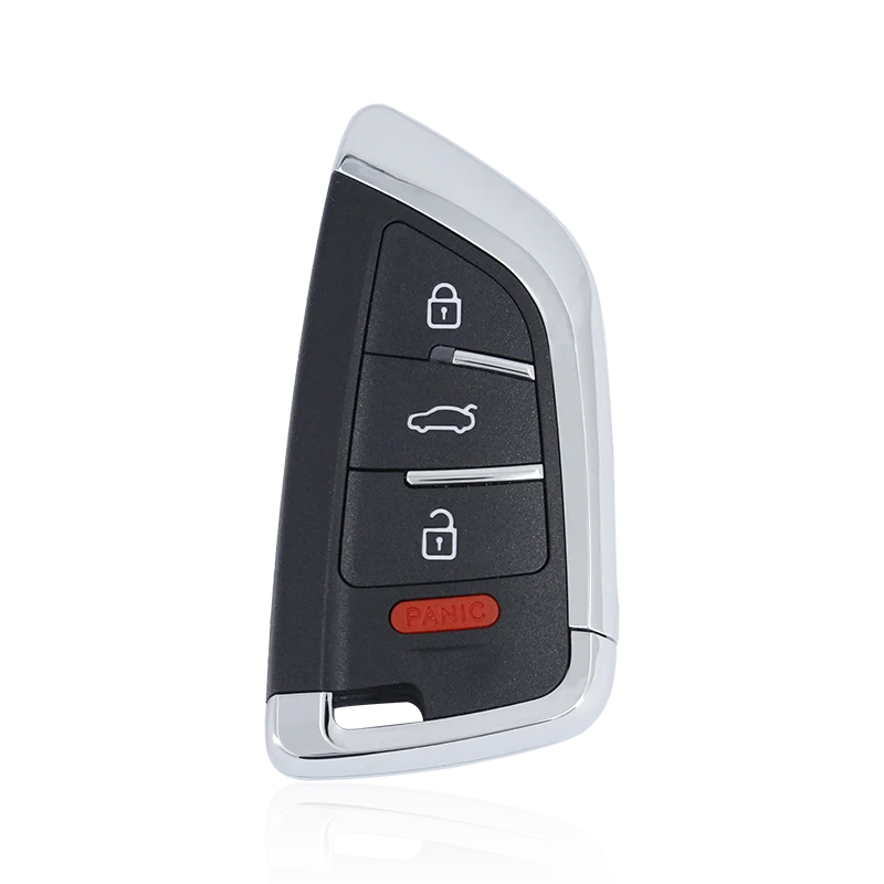 

KEYDIY KD Универсальный складной интеллектуальный ключ дистанционного управления — лезвие с разделенным дизайном FB02-4 кнопки Прямой дизайн Черный