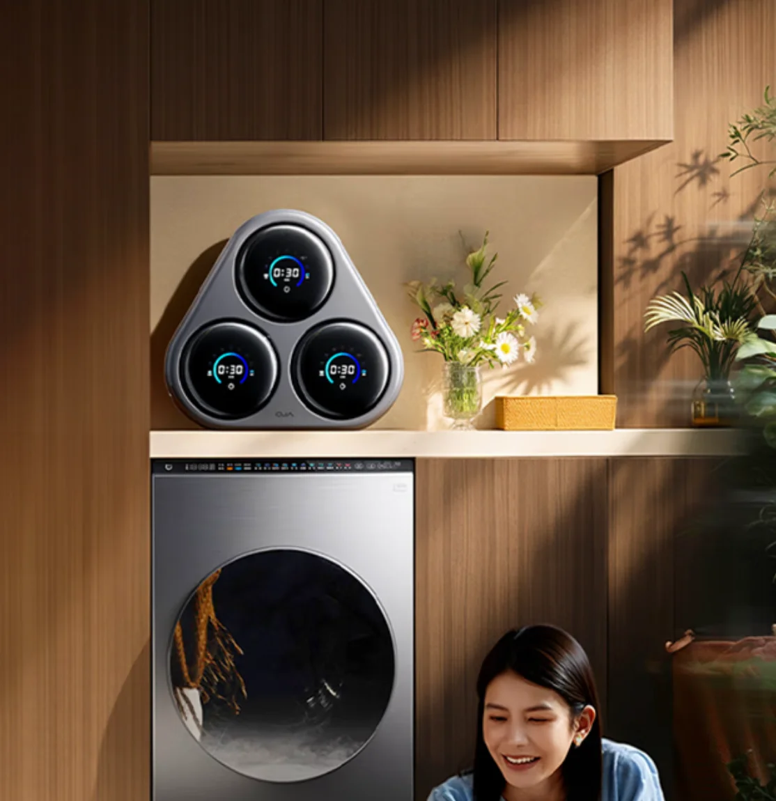 3-Barrel Baby & Adult Intimate Laundry Washer: Safe Separate Care for Whole Family