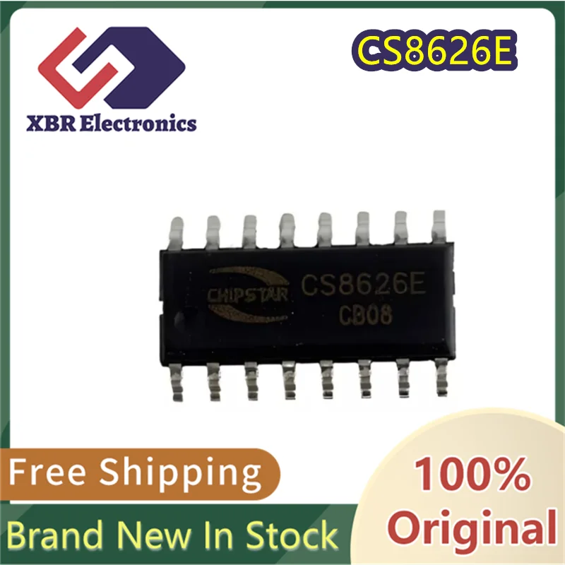 (10/50 pieces) CS8626E CS8626 Mono Class D Audio Amplifier Chip IC SOP16 Brand New Original Authentic Product