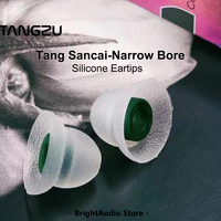 TANGZU Tang Sancai Narrow Bore Silicone Eartips 3Pairs Ear Tips  for FiiO / MOONDROP TANGZU WANER FUDU Earphone